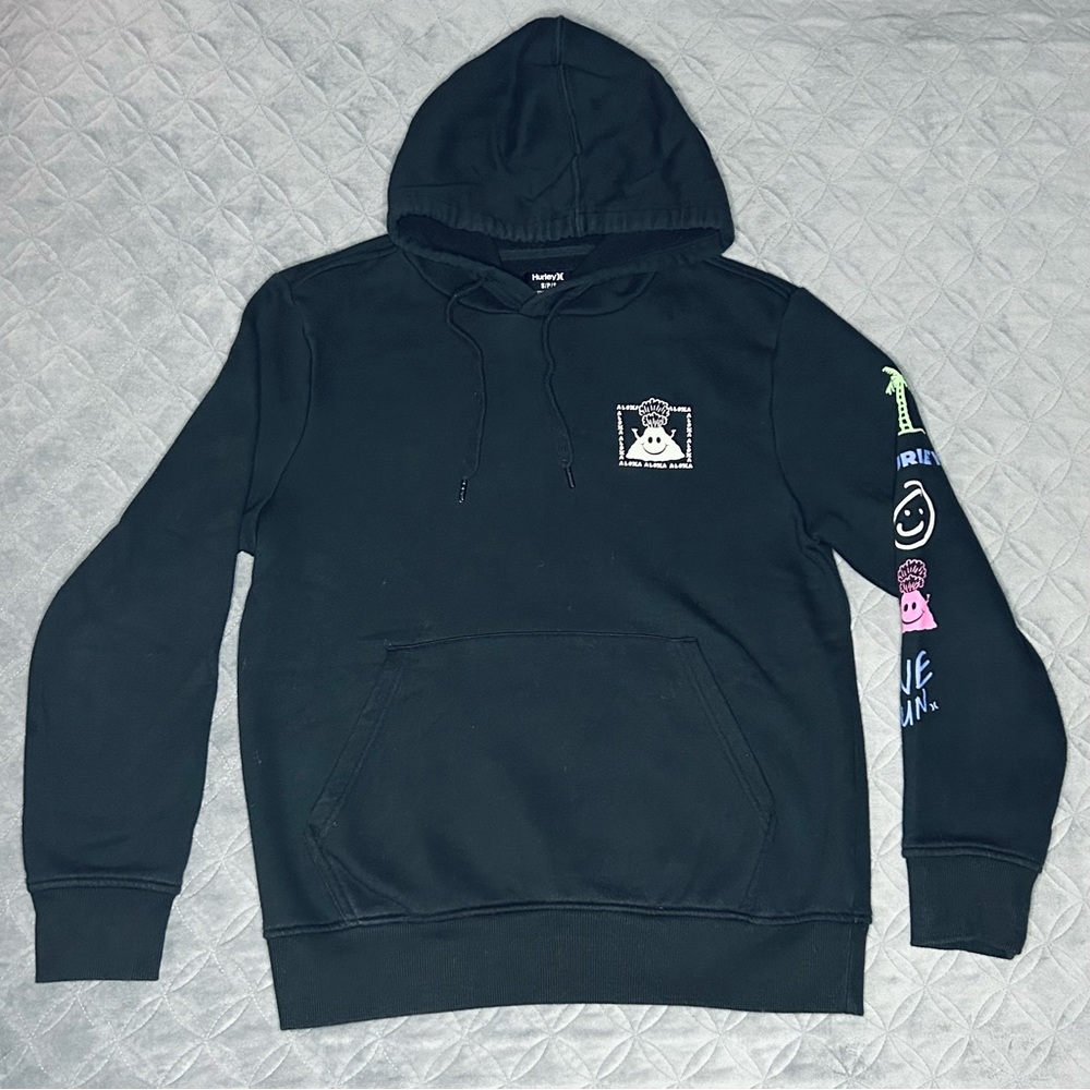 Small Black Hurley Hoodie